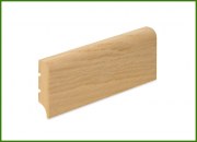 MDF skirting board veneered with oak veneer 60 * 16 R1 PLUS - moisture resistant